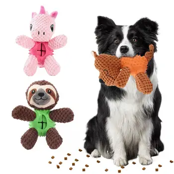 ליקי כלב מחמד צעצוע נשיכה עמיד עצלנות קטיפה לאט האכלה מקדם רגשי עמיד בטוח צעצוע לעיסה לכלבים