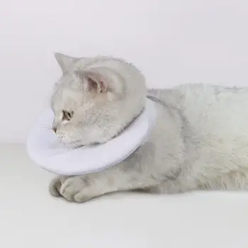 יצירתי חתול חרוט צווארון לנשימה חתול צווארו חרוט מגן אנטי-ביס נוחות מחמד חרוט קולר