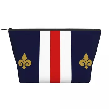 פלר דה ליס צרפת הדגל הצרפתי נסיעות קוסמטיים תיק פלור-דה-ליס 