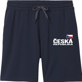 CESKA REPUBLIKA גברים מכנסי צ ' כיה דגל גברים מכנסיים קצרים במצוקה