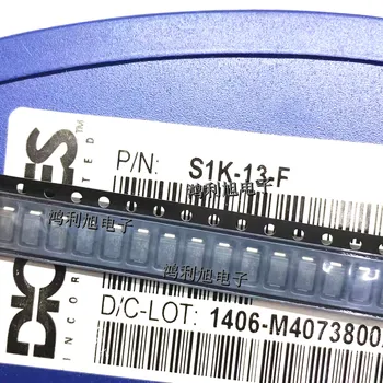 200pcs/Lot S1K-13-F SMA לעשות-214AC סימון;S1K מיישרי זרם 800V 1A טמפרטורת הפעלה:- 65 C-+ 150 מעלות צלזיוס