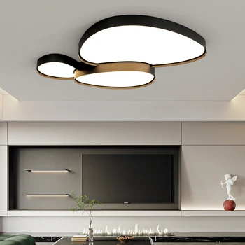 נורדי LED מודרנית נברשת פשוט תאורת תקרה בחדר השינה חדר האוכל מנורות תאורה בבית מנורות דקורטיביות חדר האוכל המטבח