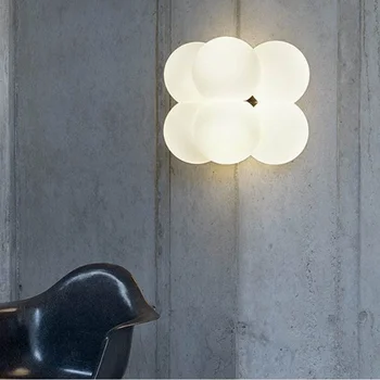 תאורה פליז גיאומטריות תליון אור מנורת שולחן האוכל תלוי אהיל מנורה e27 תליון אור מודרניים תליון זכוכית אור