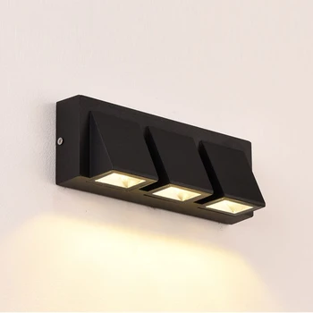 מודרני מינימליסטי מנורת קיר LED אלומיניום מנורות קיר IP65 עמיד למים הביתה במדרגות לחדר השינה ליד המיטה קיר אמבטיה עיצוב אור