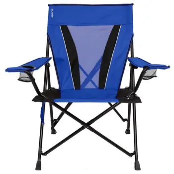 XXL מנעול כפול כיסא קמפינג, כחול