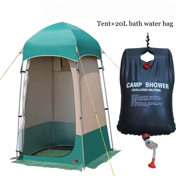 חיצונית משתנה חדר רחצה אוהל נגד אור מקלחת שירותים ניידים הגנה מפני השמש אטים לגשם דיג נייד הלבשה קמפינג