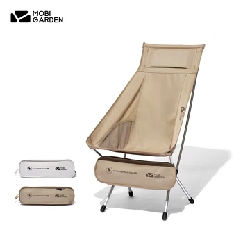 MOBI גינה חיצונית, כסאות מתקפלים נייד הירח כיסאות דיג כיסאות נסיעות קמפינג פיקניק קטן האוהל גבוהה הכיסא