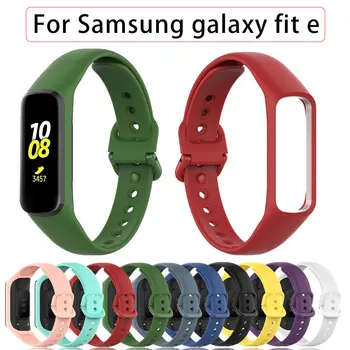 לצפות רצועה על Samsung Galaxy Fit E SM-R375 Smartwatch סיליקון כף היד צמיד מתאים E R375 להקת שעון קוראה