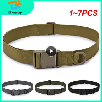 1~7PCS גברים מתכוונן טקטי חגורה טקטית שקית גומי חילוץ צבאי כלי שימושי באיכות גבוהה סדרות מרובות.