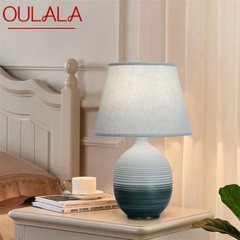 ULANI דימר מנורת שולחן קרמיקה שולחן אור מודרני יצירתי קישוט הבית השינה