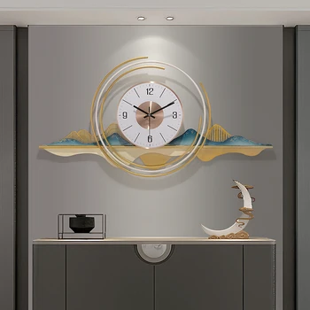 שעון קיר דקורטיבי מודרני עיצוב מודלים יוצא דופן יוקרה יצירתי שעון קיר הסלון Relogio De Parede דקו הבית AB50WC