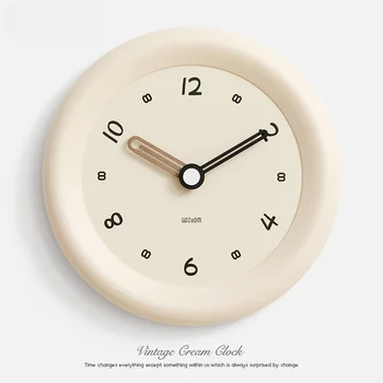 אופנה מסביב אילם חינם אגרוף שעון פשוט המודרנית אטמוספרי שעון קיר הסלון, חדר השינה יצירתי קישוט קיר קישוטים
