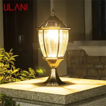 ULANI חיצונית סולארית קיר אור LED אטימות IP65 עמוד פוסט מנורה גופי הביתה גינה חצר