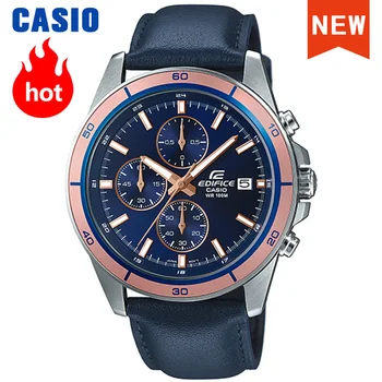 Casio סממן שעון גברים יוקרתי 100 מ ' עמיד למים שעון יד קוורץ ספורט צפו Relogio Masculino часы муржские наручн EFR-526L-2A