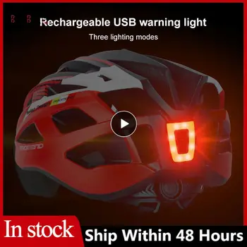 1~10PCS אופני אור אחורי לאופניים פנס לילה רכיבה על אופניים MTB פנס LED נטענת USB אופניים פנס קסדה המנורה אופניים