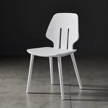 מעצב הנורדיות באירופה פלסטיק מודרני האוכל כיסא מודרני מינימליסטי משענת הכיסא הפנוי הכיסא מעצב Stuhl ריהוט הבית