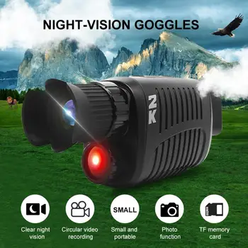 משקפת 1080P בלילה מכשיר אינפרא אדום דיגיטלי 5X זום ציד הטלסקופ יום בלילה שימוש כפול כהה נסיעות חיצונית מצלמה