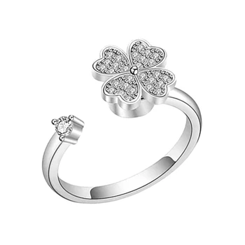 Rotatable מתכוונן טבעות לגברים נשים להירגע הטבעת אסתטי תכשיטים מתנה אופנה טבעת 2PCS