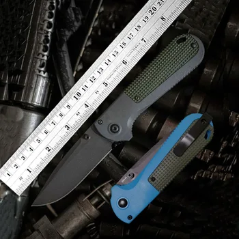 Benchmade 430BK קמפינג טקטי חיצונית מתקפלת סכין ציד סכין להגנה עצמית כלי נייד דיג EDC ניילון, סיבי זכוכית kn