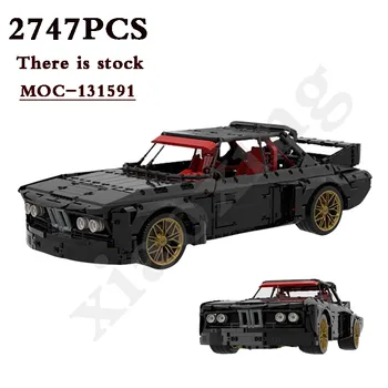 חדש 1:8 קנה מידה M3 E30 MOC-131591 מירוץ בניין צעצוע מודל RC מכונית ספורט MOC הרכבה החדרת צעצוע ילד DIY מתנת יום הולדת.