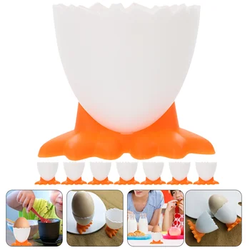 הרגל ביצים במגש ביצים מחזיק מיכל כוס מבושל מקסים לעמוד תמיכה מחזיקי חמוד