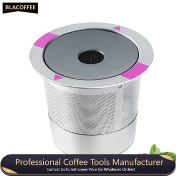 לשימוש חוזר K כוסות נירוסטה פילטר קפה Compataible למילוי קפה קפסולה תרמיל קפה K כוסות Filter for Keurig המכונה