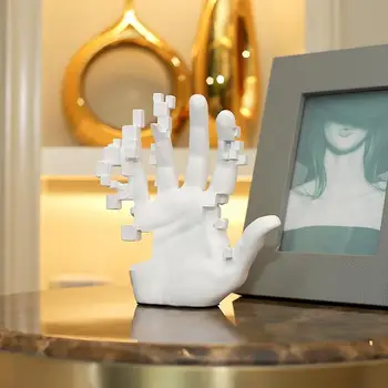 נורדי יצירתי האמן חיים עיצוב חדר היד האצבע פסל קישוט פשוט פסל השולחן אביזרי קישוט אמנות מלאכת יד