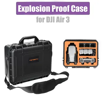 פיצוץ הוכחה במקרה DJI אוויר 3 עמיד למים תיק נשיאה קשיח פגז המזוודה על DJI Mavic אוויר 