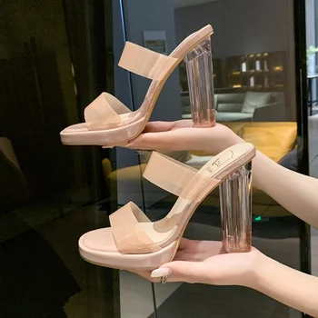 אופנה חדשה נעלי קיץ נקבה 2023 באיכות גבוהה של נשים עקבים גבוהים תמציתי משאבות מוצק נעלי נשים מסיבה סקסית נעלי נשים
